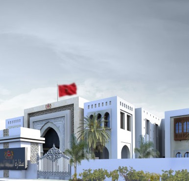 Design and construction of Moroccan Embassy and Embassador building
